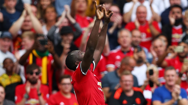 Romelu Lukaku hit a brace for Manchester United