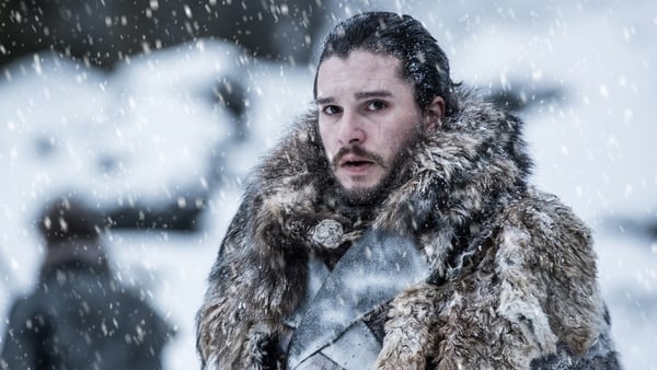 Kit Harington as Jon Snow on Game of Thrones