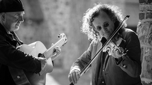 Fiddler Martin Hayes and regular collaborator Dennis Cahill, mainstays of the Masters Of Tradition festival in West Cork