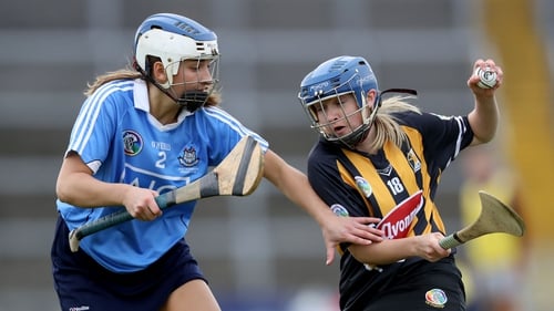 Dublin's Aine Woods and Michelle Quilty of Kilkenny