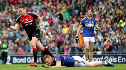 Andy Moran celebrates his goal against Kerry