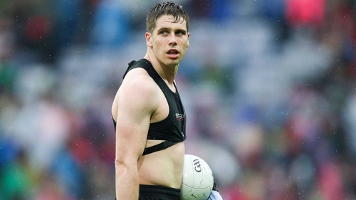 Lee Keegan looks to the crowd after the breathless draw against Kerry