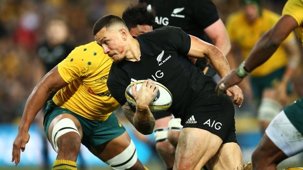 Sonny Bill Williams has scored 12 tries in 53 Test appearances for the All Blacks