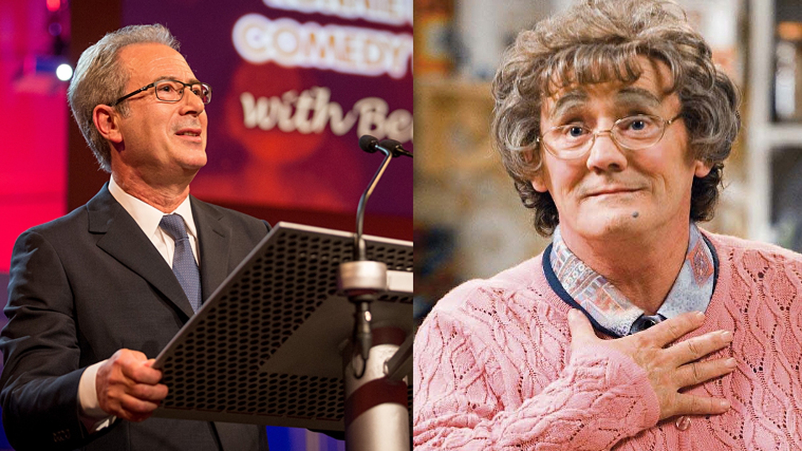 Ben Elton pledges his allegiance to Mrs Brown