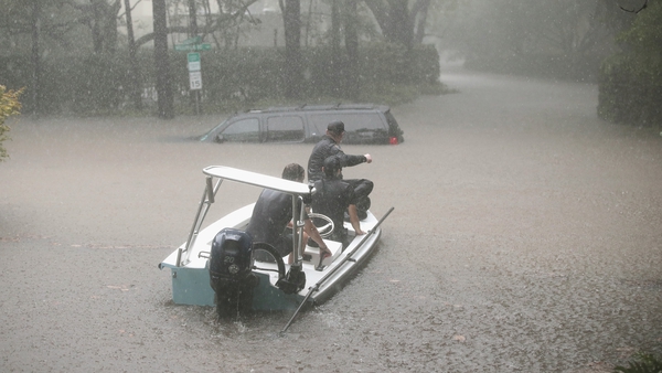 Flooding in Houston in the wake of Hurricane Harvey. Photo: Getty Images