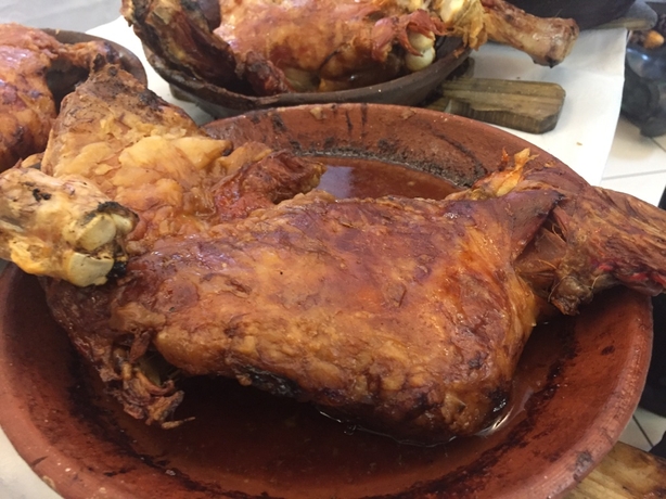 Roast lamb at Restaurant San Francisco