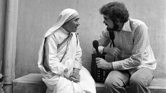 Mother Teresa and Jim Fahy in India