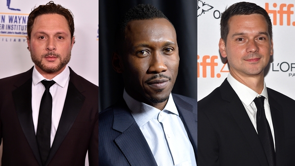 The True Detective 3 team - Writer-director Nic Pizzolatto, star Mahershala Ali and director Jeremy Saulnier