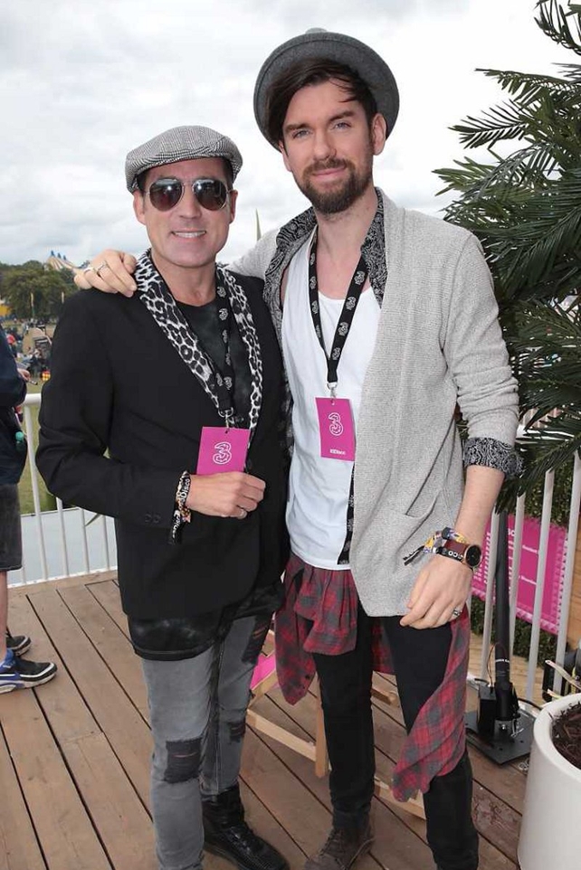 Julian Benson and 2fm DJ Eoghan McDermott ©Brian McEvoy