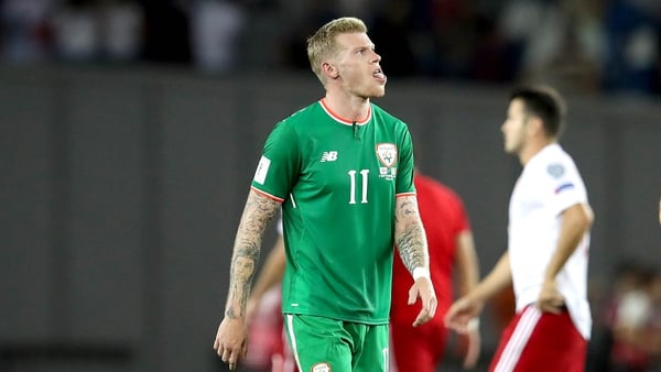 James McClean was 'bitterly disappointed' by Ireland's performance
