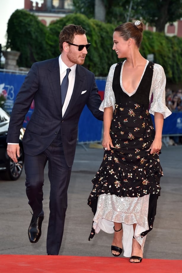 Alicia Vikander Does Her First Red Carpet Since Wedding Michael Fassbender