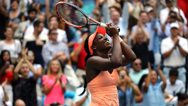 Sloane Stephens is through to the US Open semi-final