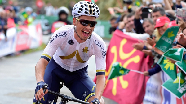 Stefan Denifl wins a stage at the 2017 Vuelta a Espana