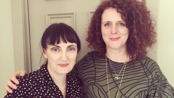 Book Show host Sinead Geeson (left) with author Maggie O'Farrell, who features in the first edition of the new season.