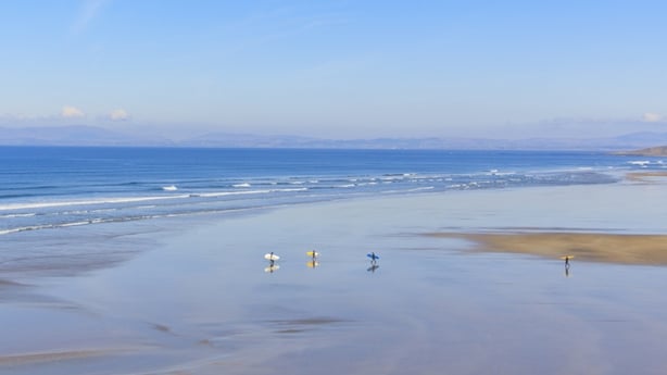 Surfing in Donegal