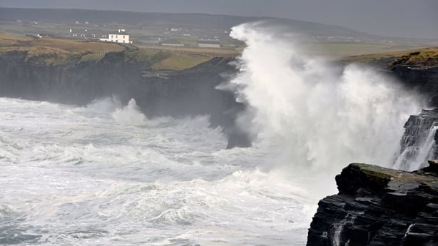 Cliffs of Mohers...surfing for the brave