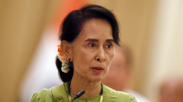Aung San Suu Kyi has been detained since a coup in February last year
