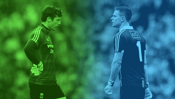 Stephen Cluxton (r) has changed goalkeeping for David Clarke and everyone else