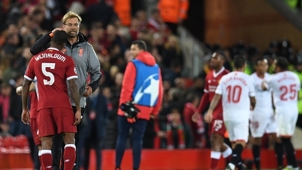 Jurgen Klopp and Liverpool had to settle for a point at Anfield