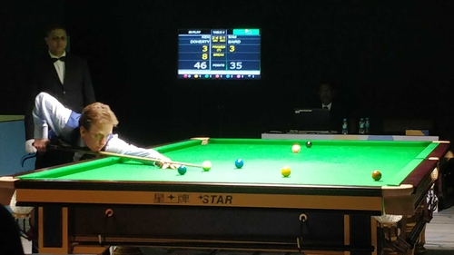 Ken Doherty said he was 'delighted' to win his game