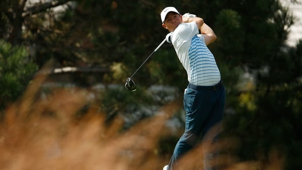 McIlroy in action during the first round of the BMW Championship