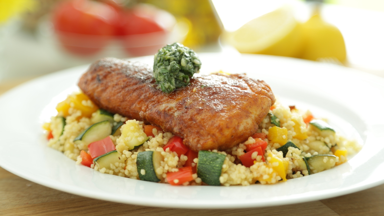 Spiced Haddock with Coriander Sauce OT