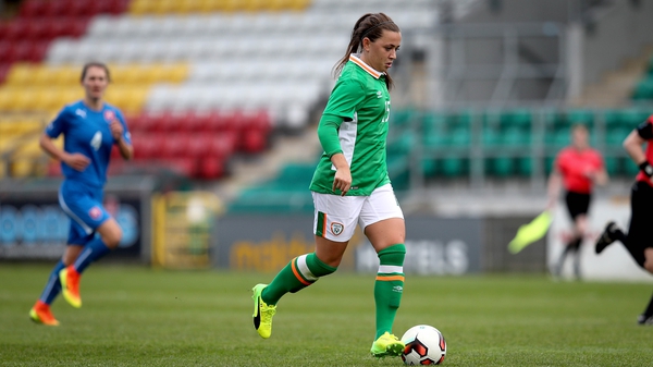 Katie McCabe will lead the Irish side out in Lurgan