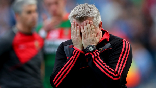 Mayo manager Stephen Rochford reacts to Sunday's All-Ireland final defeat