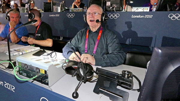 Jimmy commentating on Katie Taylor's gold medal fight at London 2012