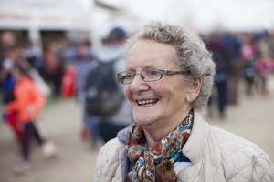 May Murphy, Carlow:
"I've been to about 50 Ploughing Championships. My husband used to plough and we would go together each year. He's dead now five years and God, I really miss him."