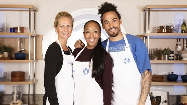 Angellica Bell (centre) saw off the challenge of Ulrika Jonsson and Dev Griffin