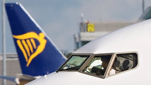 Ryanair said it will fly 25 fewer aircraft from November and ten fewer aircraft from next April