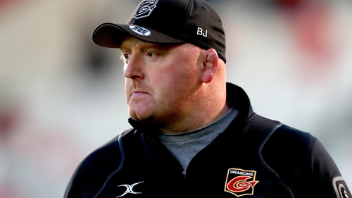 Bernard Jackman pictured during his spell with the Dragons
