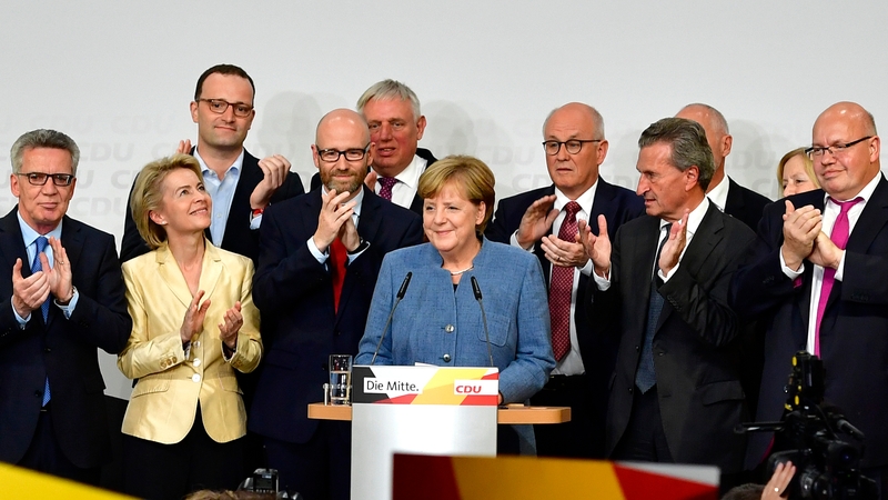 Image result for Angela Merkel wins fourth term