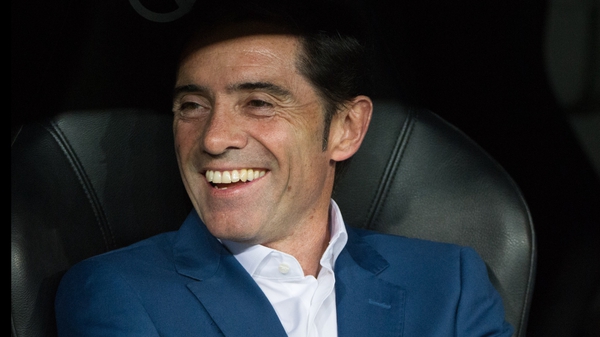 The smile didn't last on the face of Valencia boss Marcelino