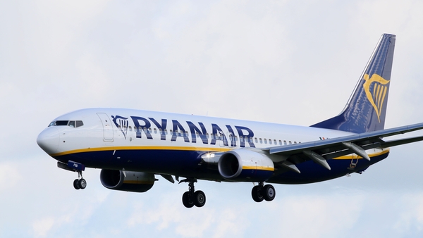 Look up, it's Ryanair (provided the flight has not been cancelled)