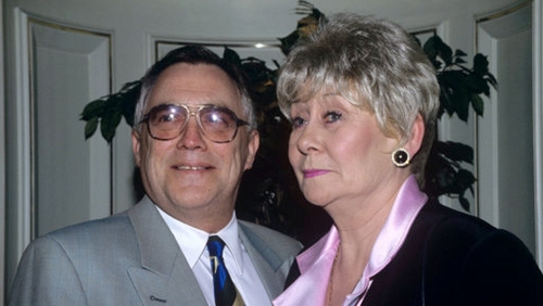 Liz Dawn and Bill Tarmey aka Vera and Jack Duckworth