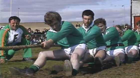 rish Tug Of War team competing in European Championships (1987)