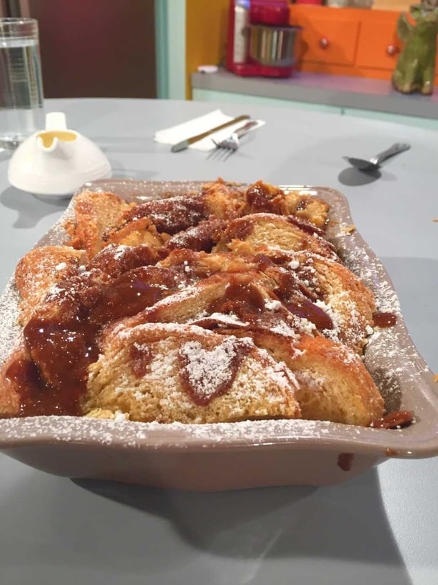 Aoife's Toffee Apple Bread & Butter Pudding