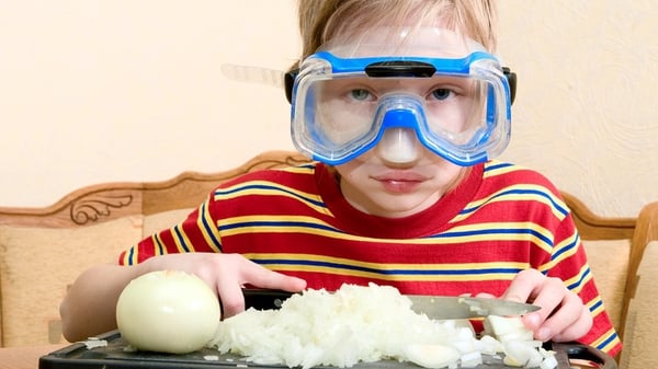Wearing goggles may be an extreme way to prevent 