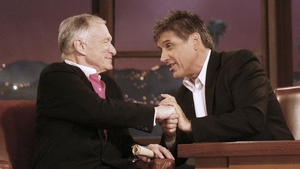 Hugh Hefner and The Late Late Show host Craig Ferguson, 2006