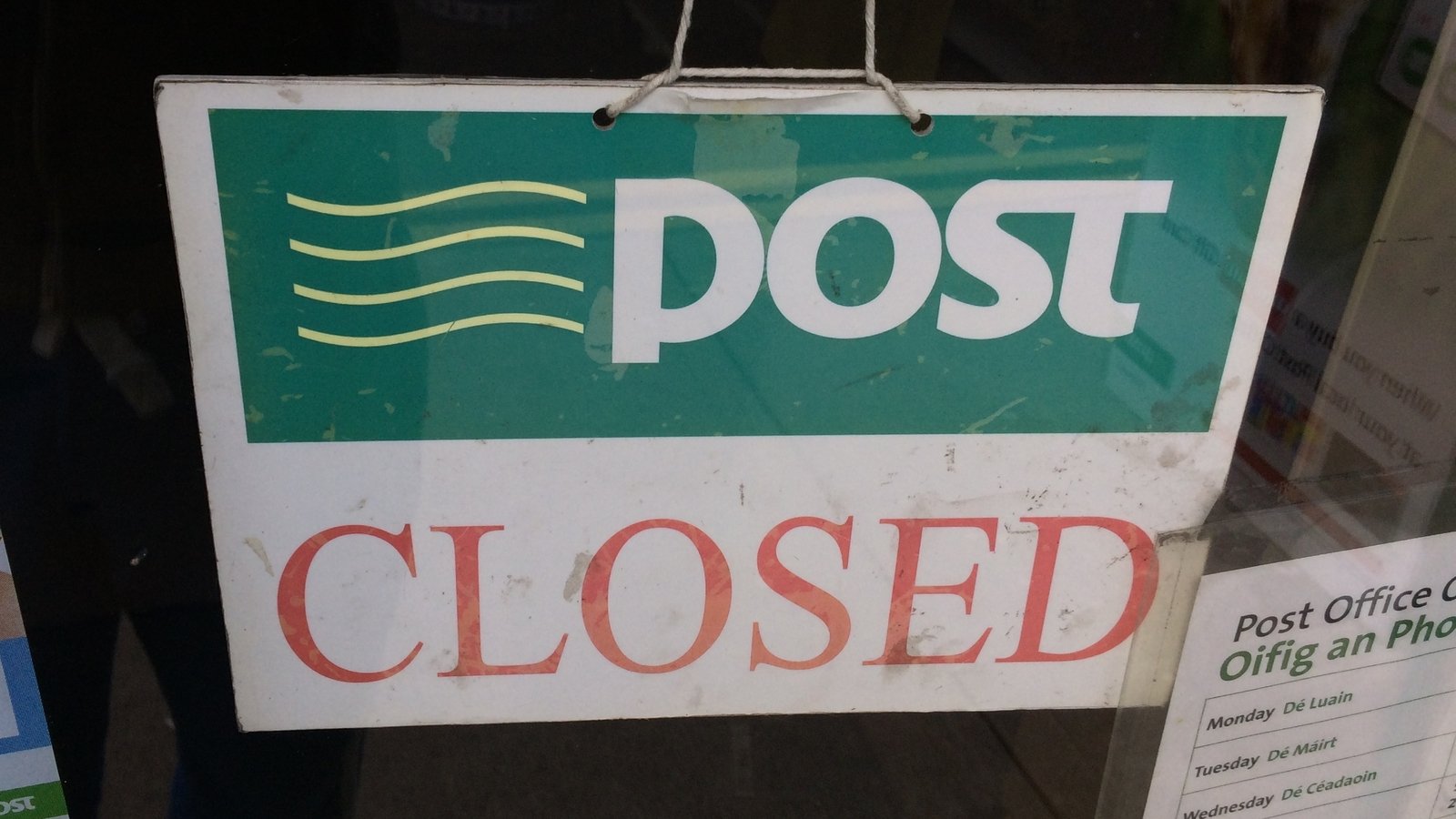 Post offices to re open on saturday