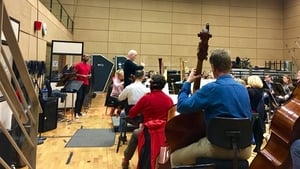 David Heusel rehearsing in RTÉ during the week