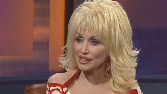 Dolly Parton on The Late Late Show in 2002