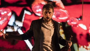 Aaron Monaghan stars in Enda Walsh's modernist opera The Second Violinist, playing at this year's Dublin Theatre Festival. Aaron Monaghan stars in Enda Walsh's modernist opera The Second Violinist, playing at this year's Dublin Theatre Festival.