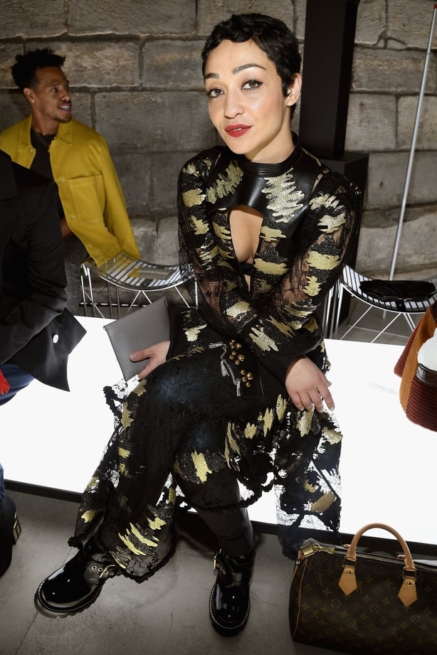 Ruth Negga attends the Louis Vuitton show