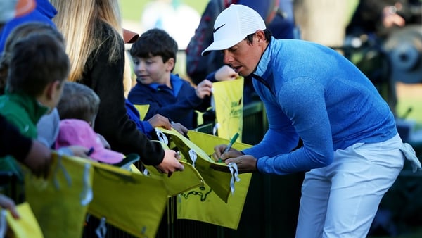 Rory McIlroy - loves signing autographs