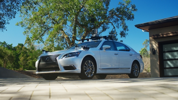 The camera-laden Lexus that drives itself.
