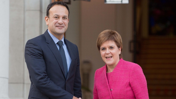 Taoiseach Leo Varadkar met with Scottish First Minister Nicola Sturgeon at Government Buildings