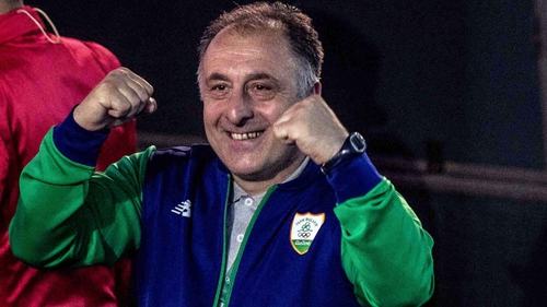 Zaur Antia coached Ireland to five medals in Germany